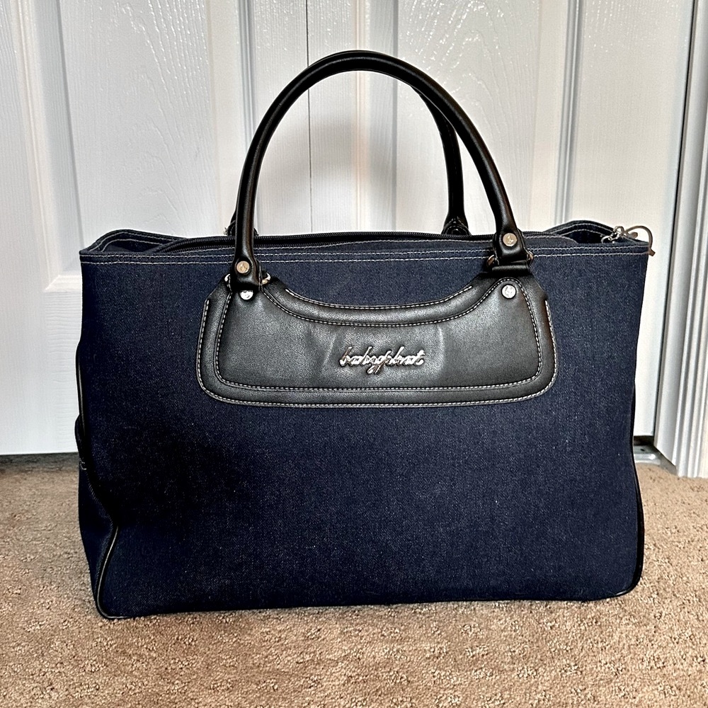 Baby Phat Purse Denim Weekender Large Bag y2k 90s 2000s Like New